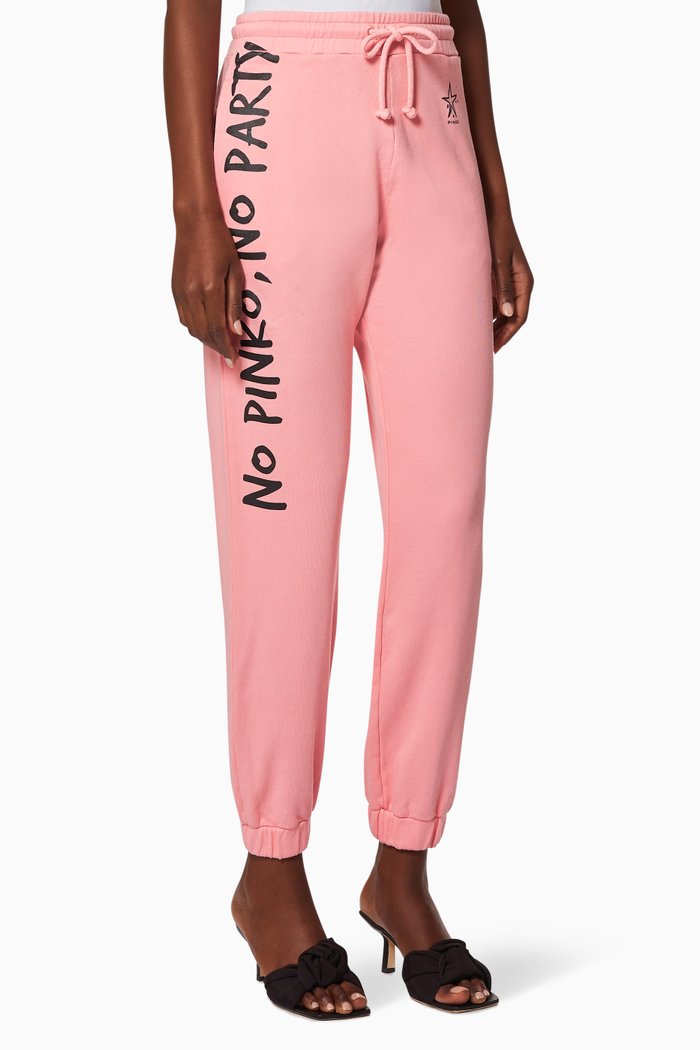 

Enologia Fleece Track Pants, Pink