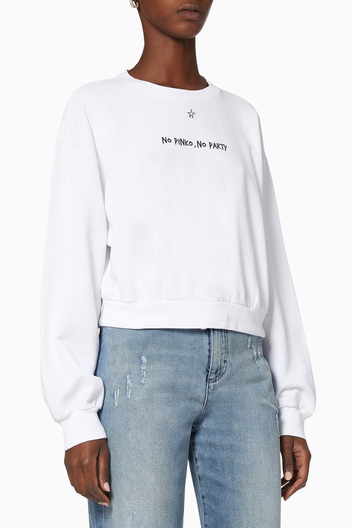 

Biologia Printed Sweatshirt, White
