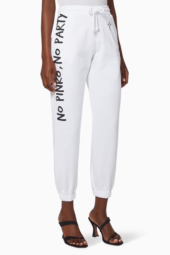 

Enologia Fleece Joggers, White