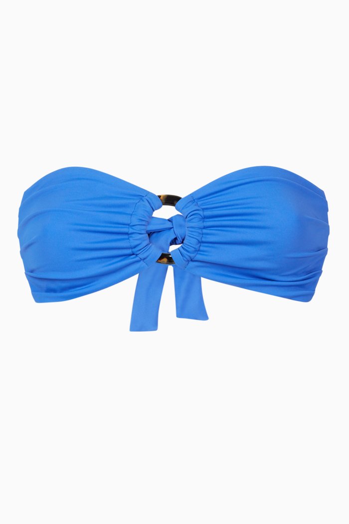 

Bruna Bandeau Bikini Top, Blue