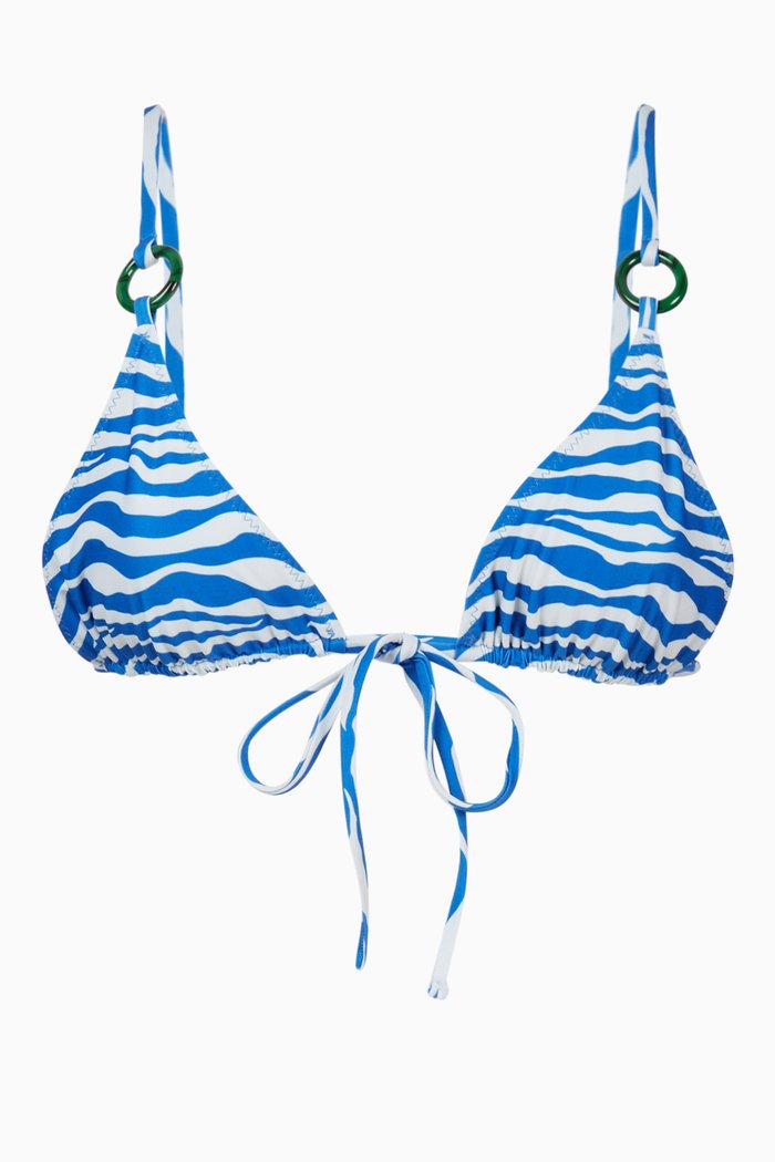 

Isadore Bikini Top, Blue