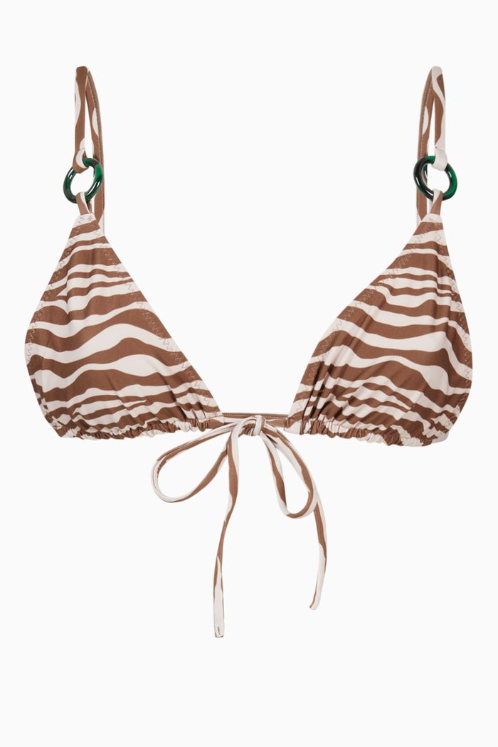 

Isadore Bikini Top, Brown