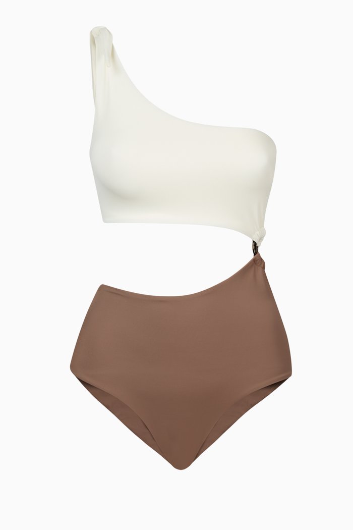 

Lucia One-Piece Swimsuit, Brown