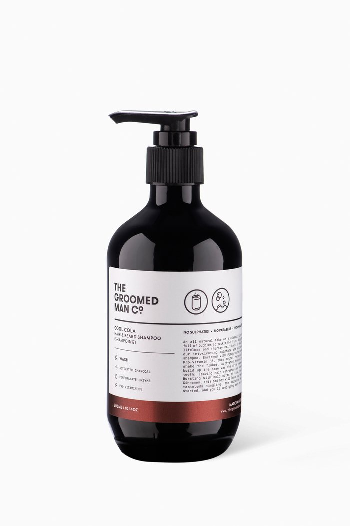 

Cool Cola Hair & Beard Shampoo, 300ml, Multicolour