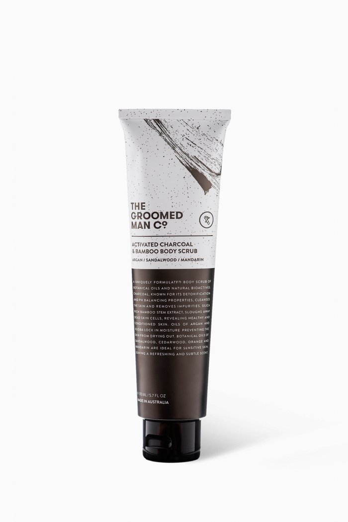 

Activated Charcoal & Bamboo Body Scrub, 170ml, Multicolour