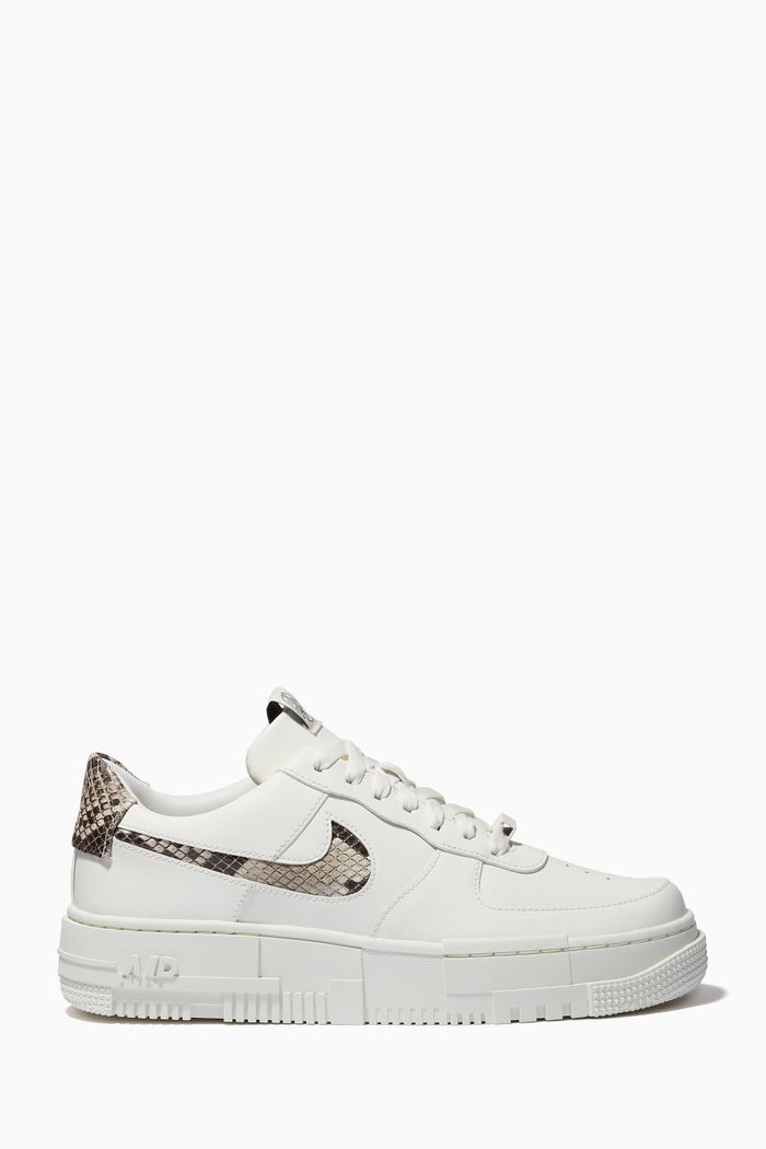 

Nike Air Force 1 Pixel Sneakers in Leather, Neutral