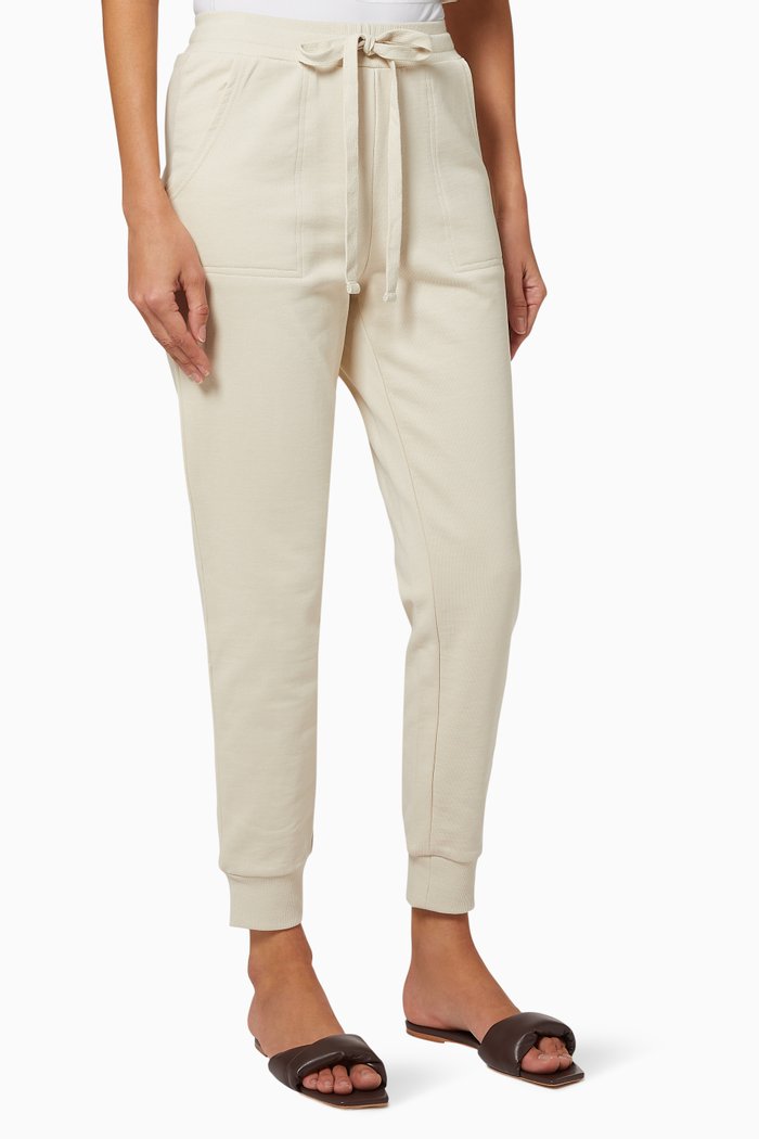 French Terry Sweatpants, Neutral
