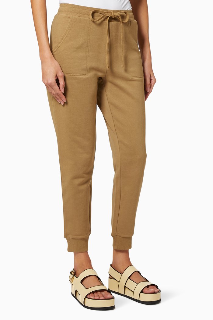 

French Terry Sweatpants, Brown