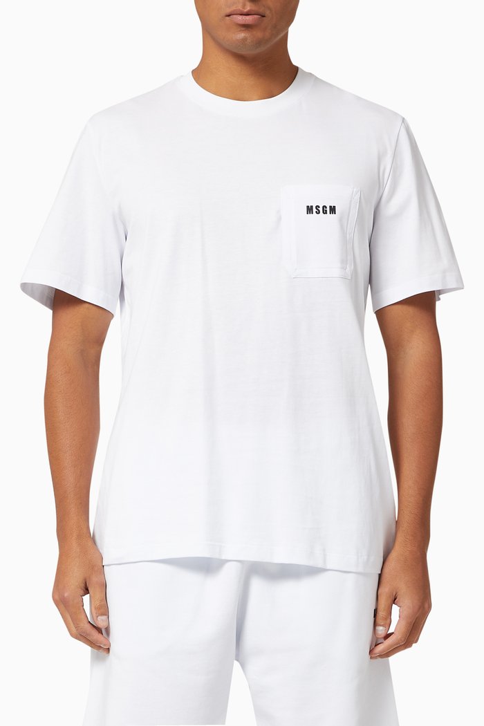

Logo T-shirt in Cotton, White