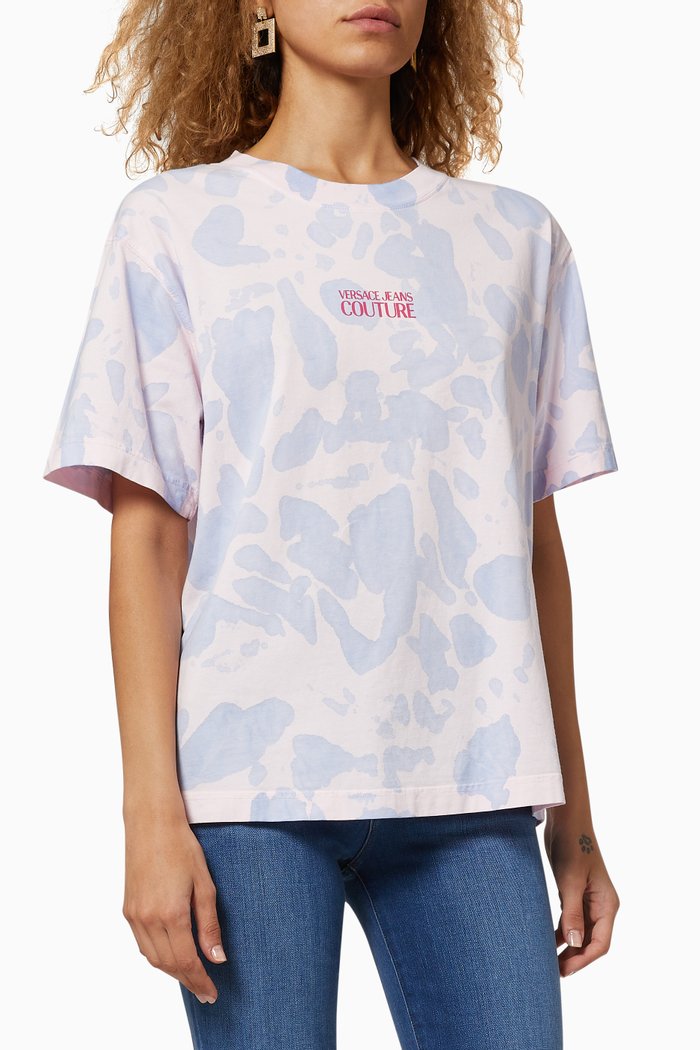 

Logo Cotton Oversized T-shirt, Multicolour