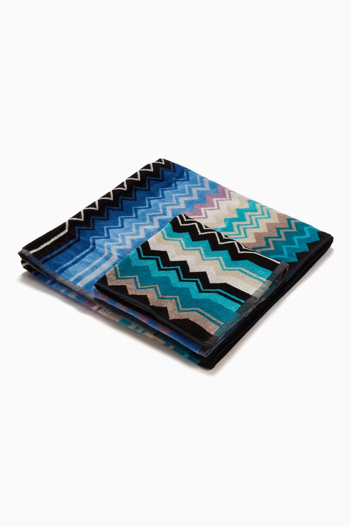 

Giacomo Towel, Set of Two, Blue