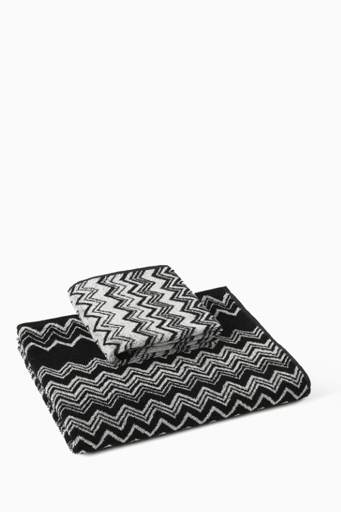 

Keith Towel, Set of Two, Black