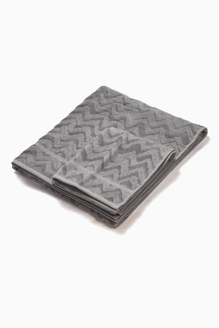 

Rex Towel, Set of Two, Grey