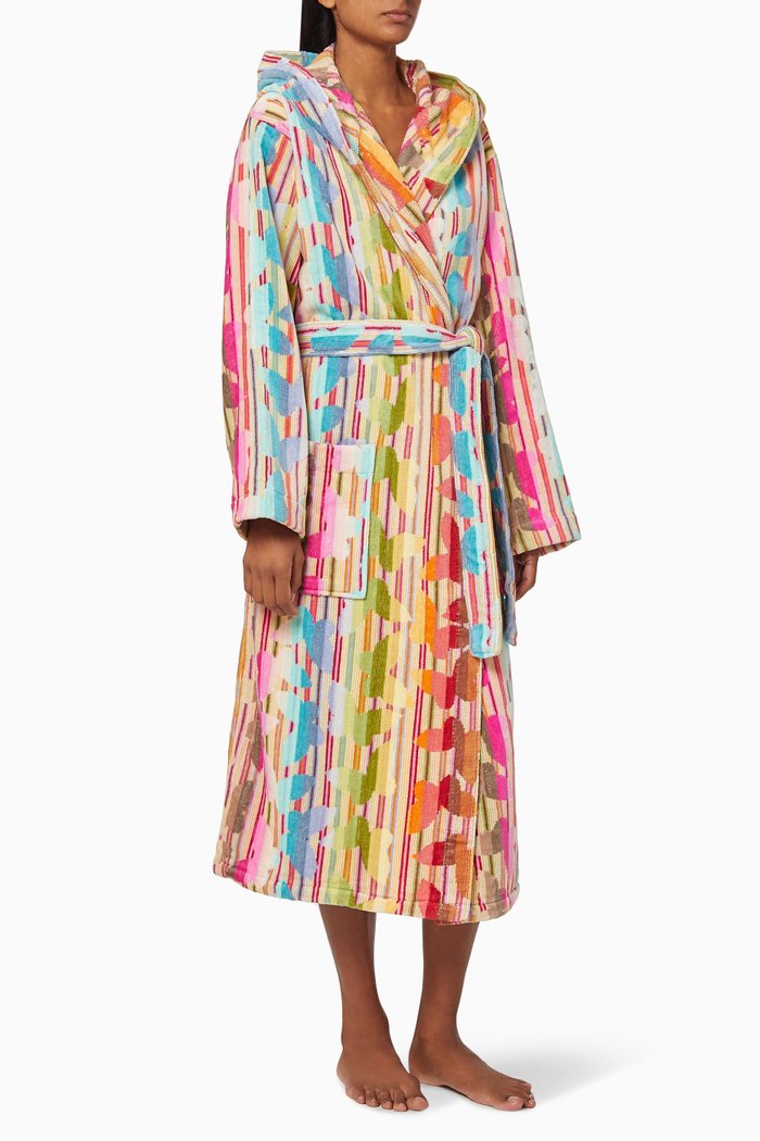 

Josephine Hooded Bathrobe, Multicolour