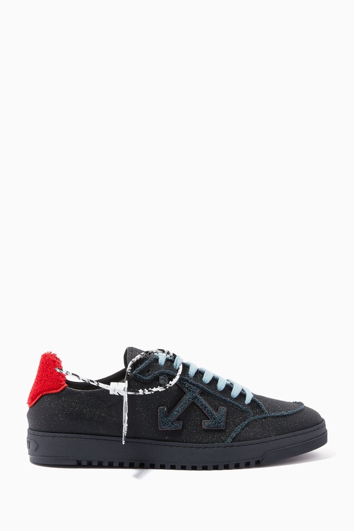 

2.0 Sneakers in Glittery Leather, Black