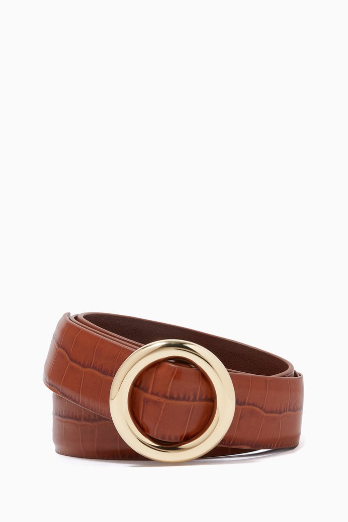 

Diploma Slim Belt, Brown