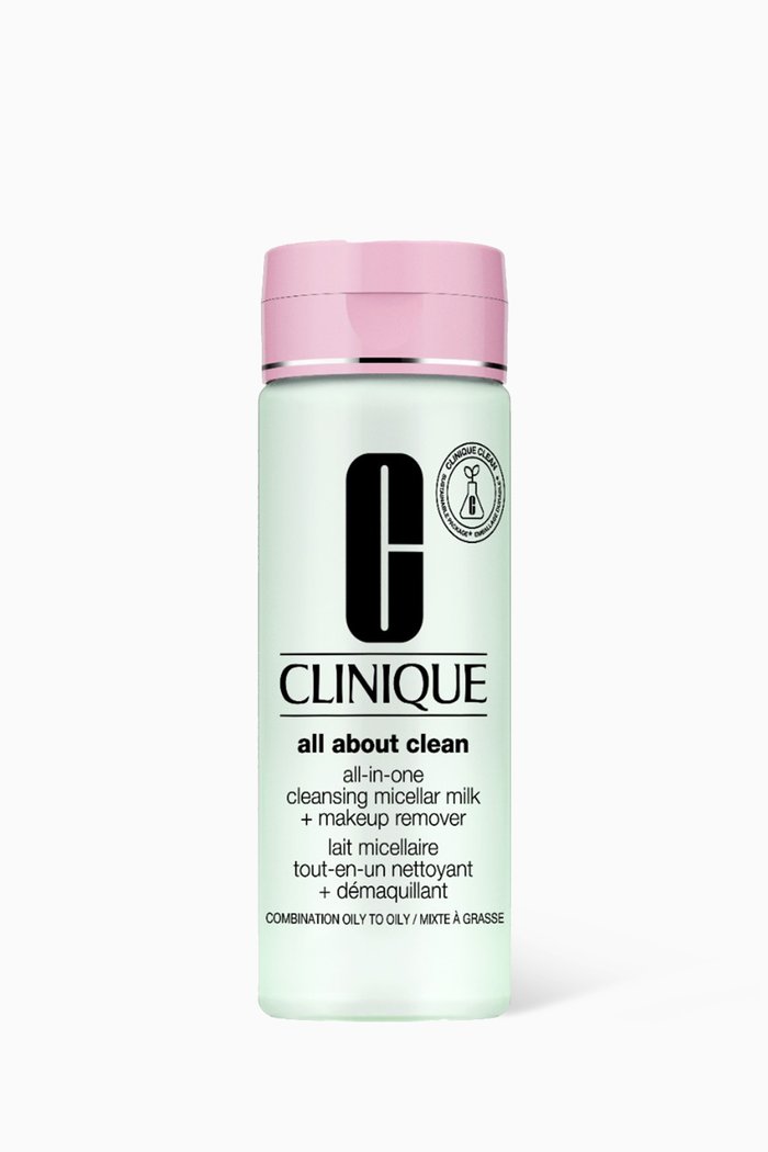 

All About Clean™ All-in-One Cleansing Micellar Milk + Makeup Remover Skin Type 3 & 4, 200ml, Colourless