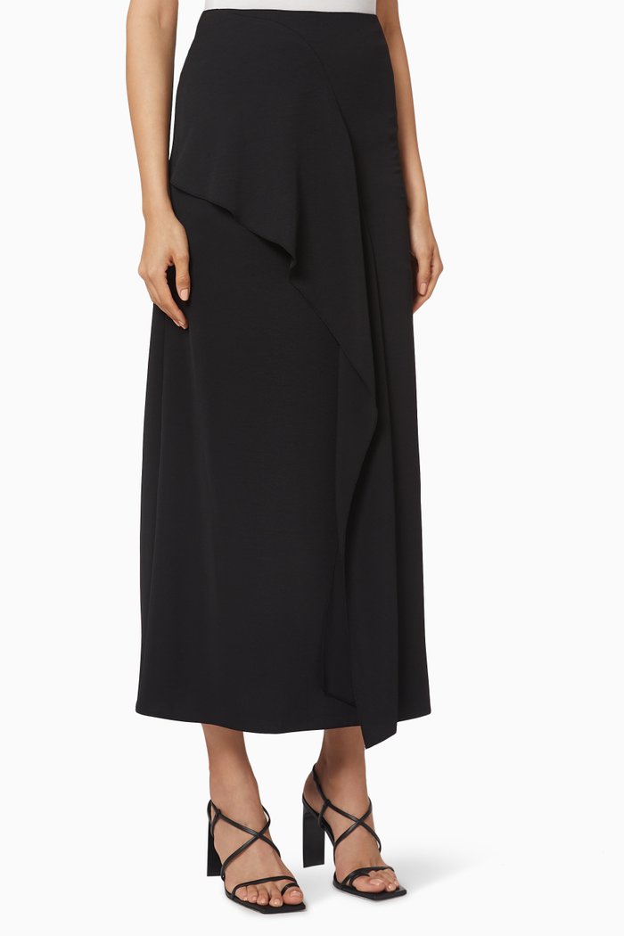

Ruffle Skirt, Black