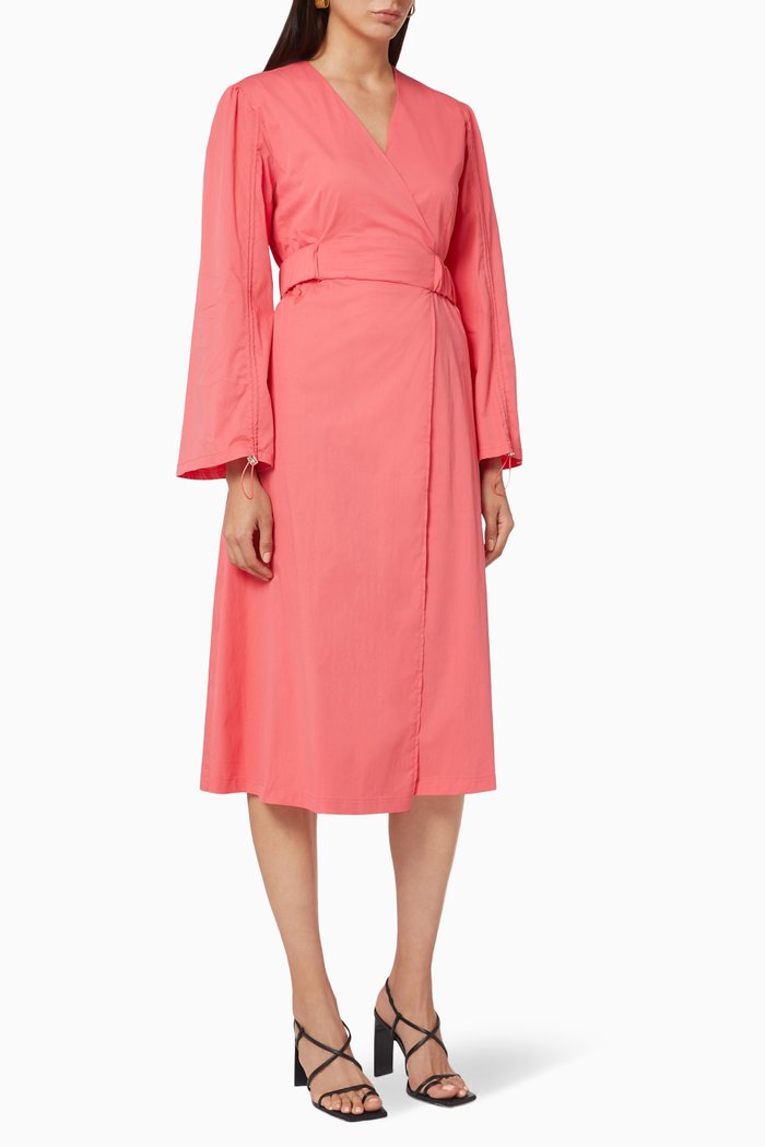 

Flared Midi Dress, Pink
