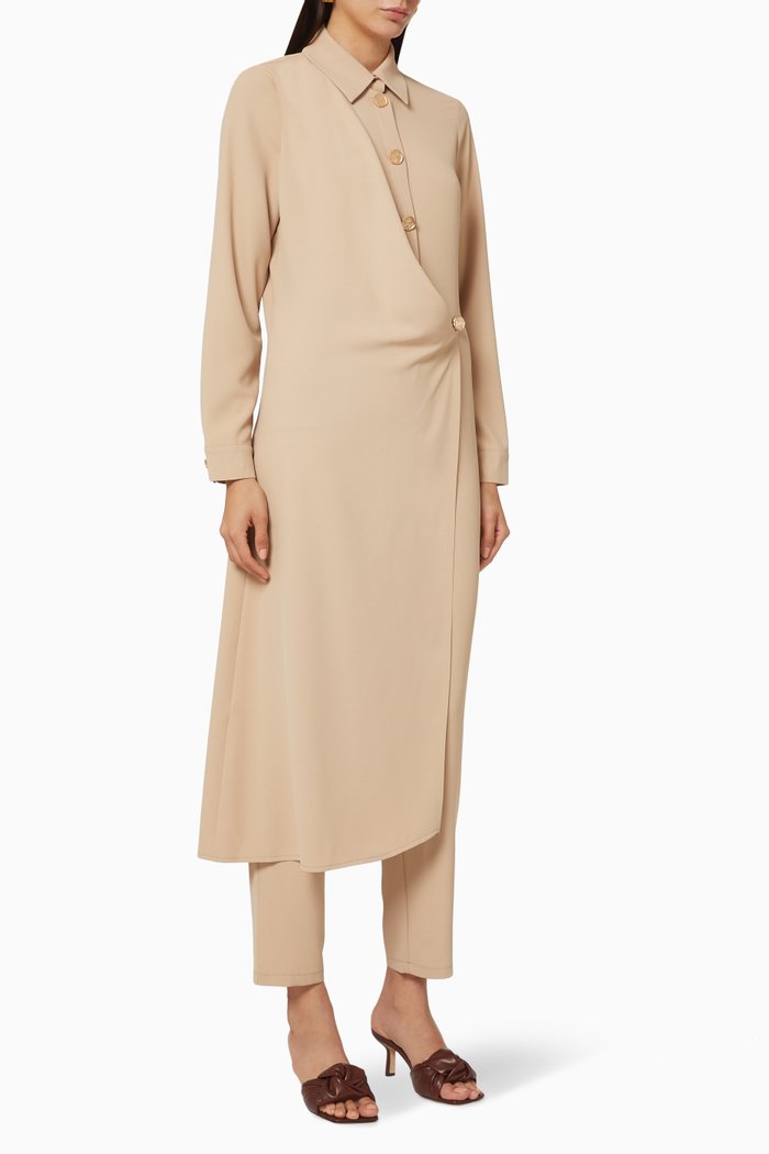 

Wrap Jumpsuit, Neutral