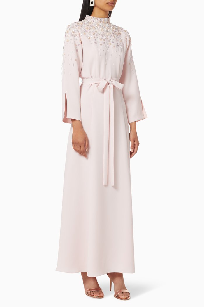 Azalea Embellished Kaftan, Pink