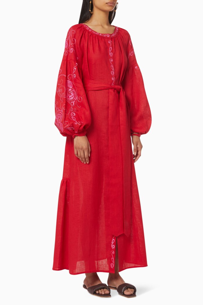 

Talia Maxi Dress, Red