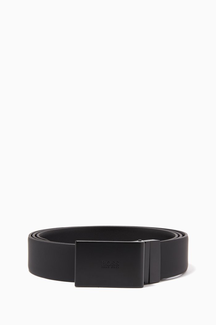 

Gion Belt in Leather, Black