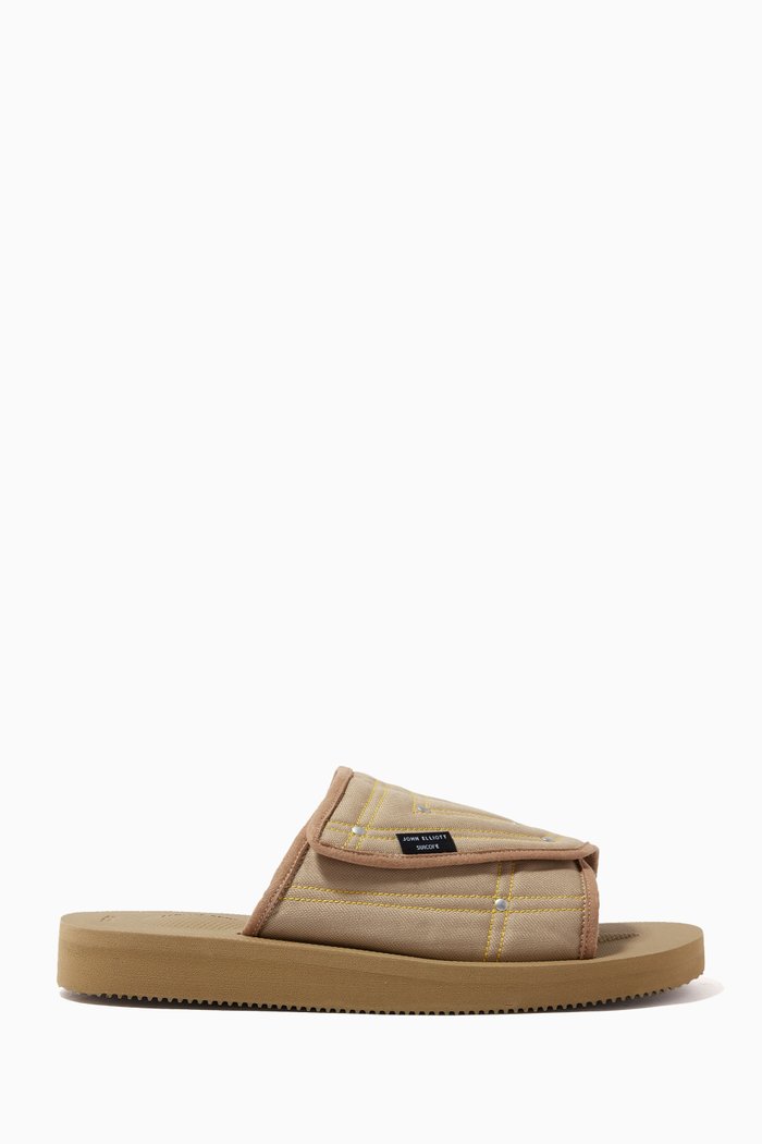 

x John Elliott Saw-Cab Sandals in Nylon, Green