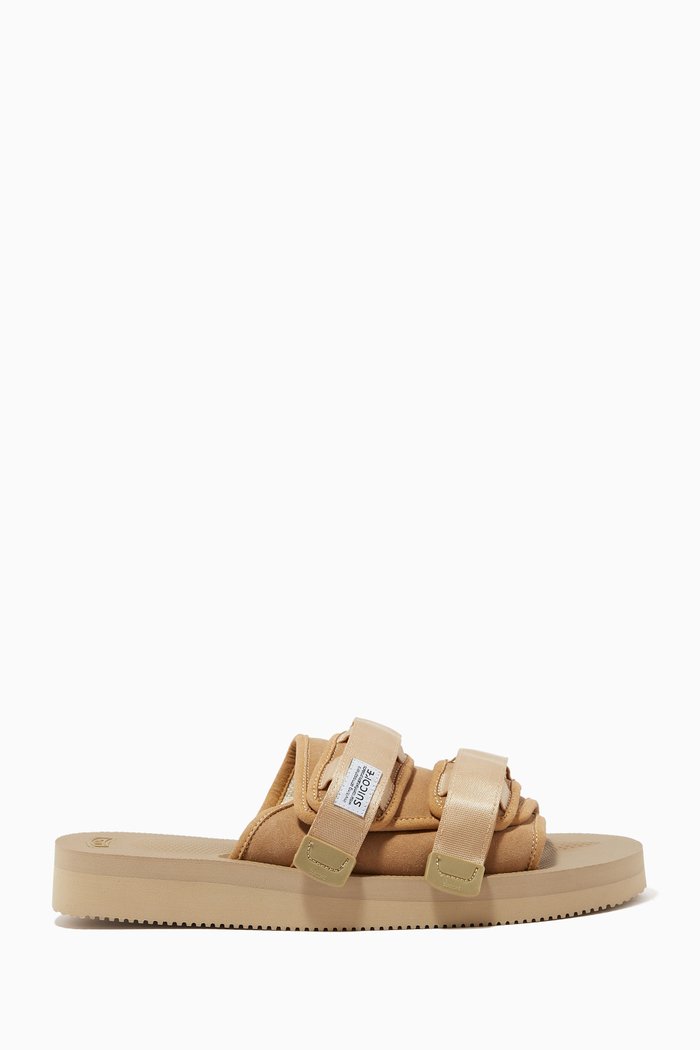 

Moto-VS Sandals in Suede, Neutral