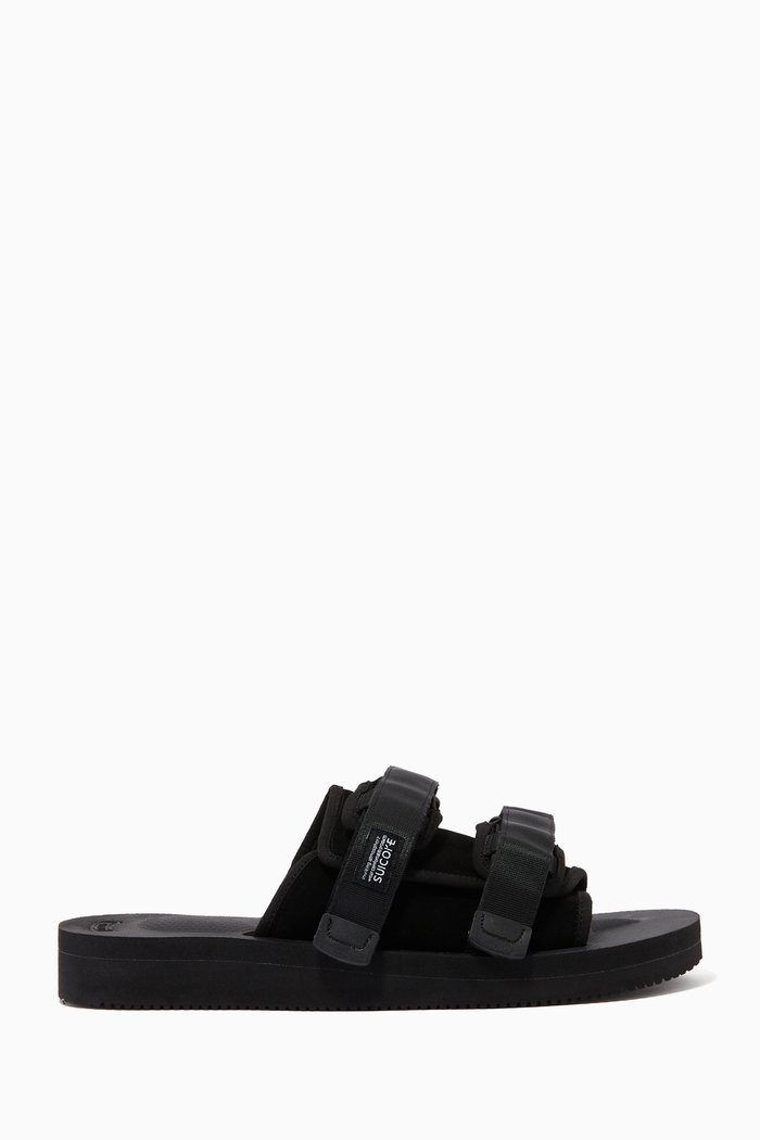 

Moto-VS Sandals in Suede, Black