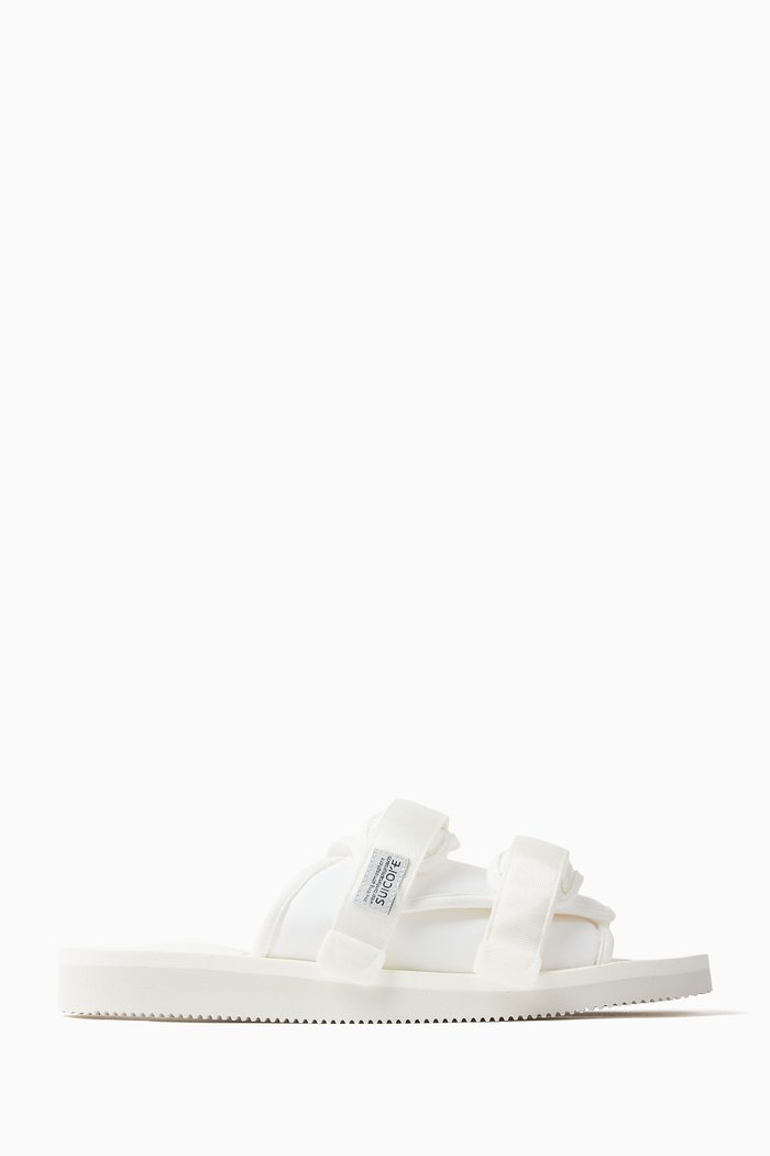 

Moto-Cab Sandals in Nylon, White