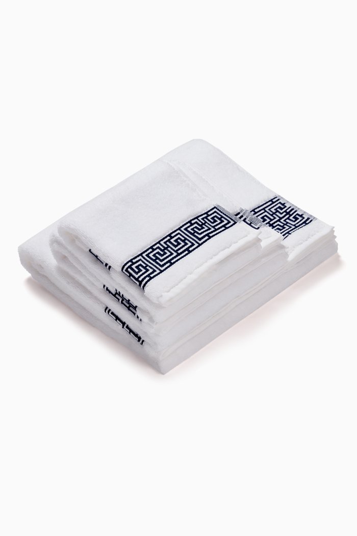 Corinthia Cotton Towel Set, White