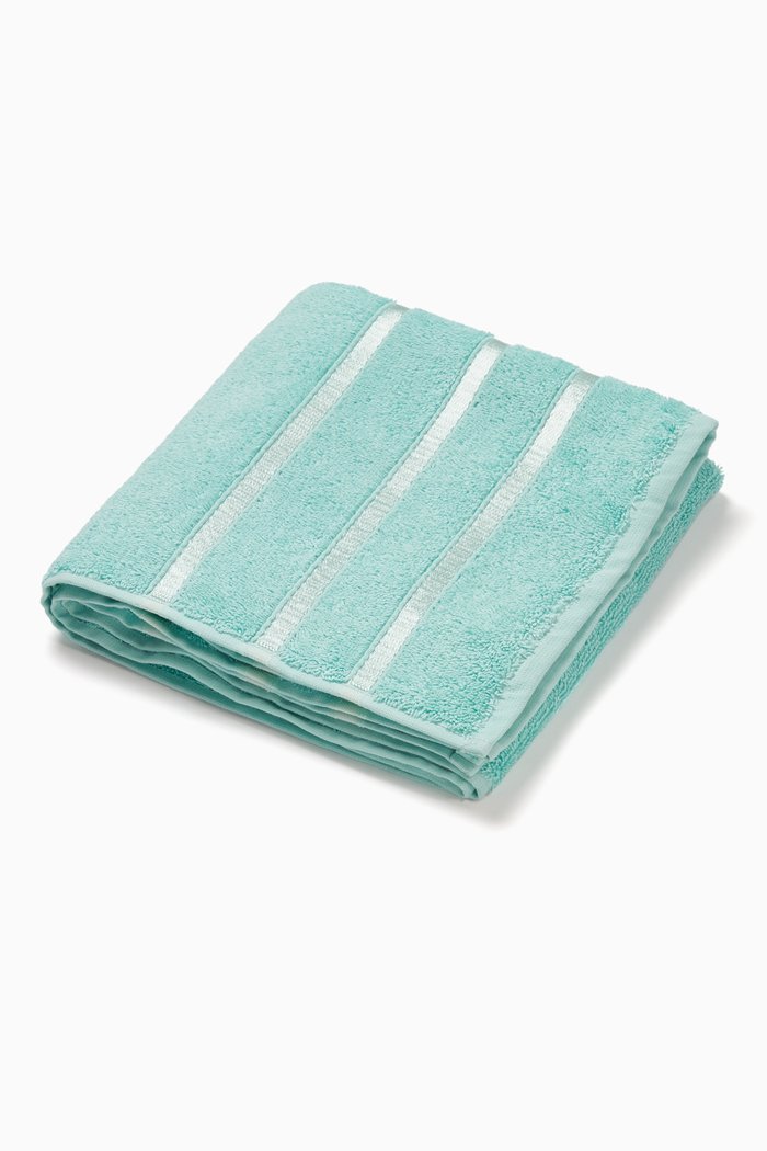 Byzantium Cotton Face Towel, 50 x 100cm, Blue