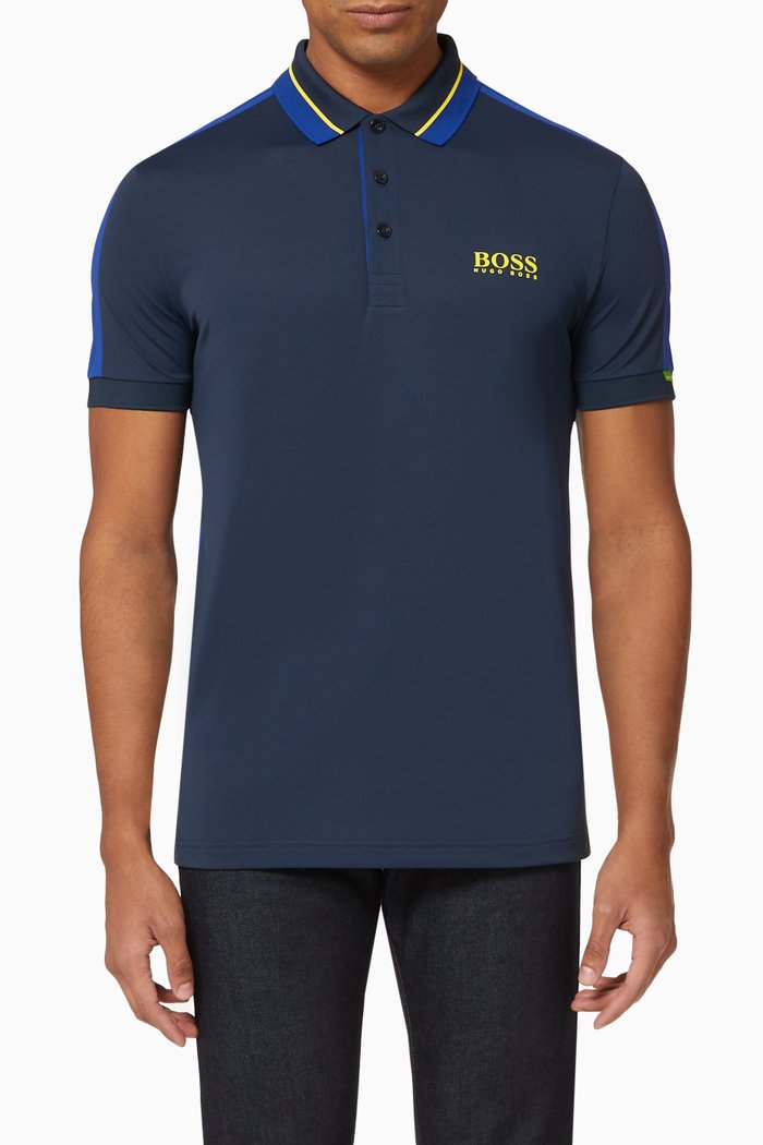 

Paule 3 Piqué Slim Polo Shirt, Blue