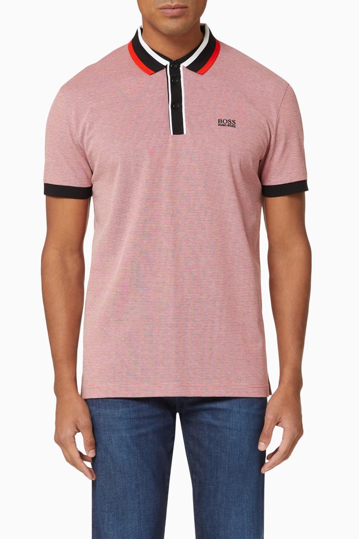 

Paddy 2 Stretch Cotton Polo Shirt, Red