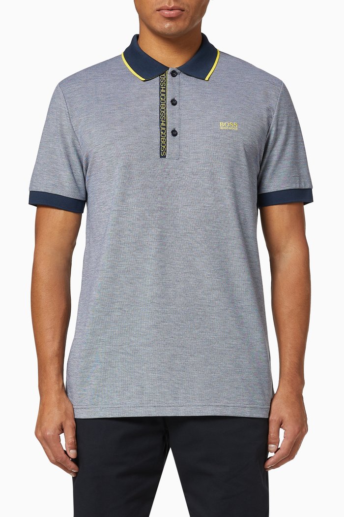 

Paule 4 Piqué Slim Polo Shirt, Blue