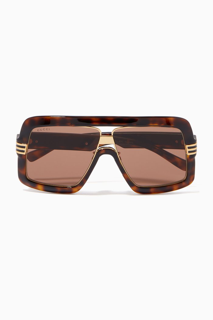 

Square Sunglasses in Acetate, Brown