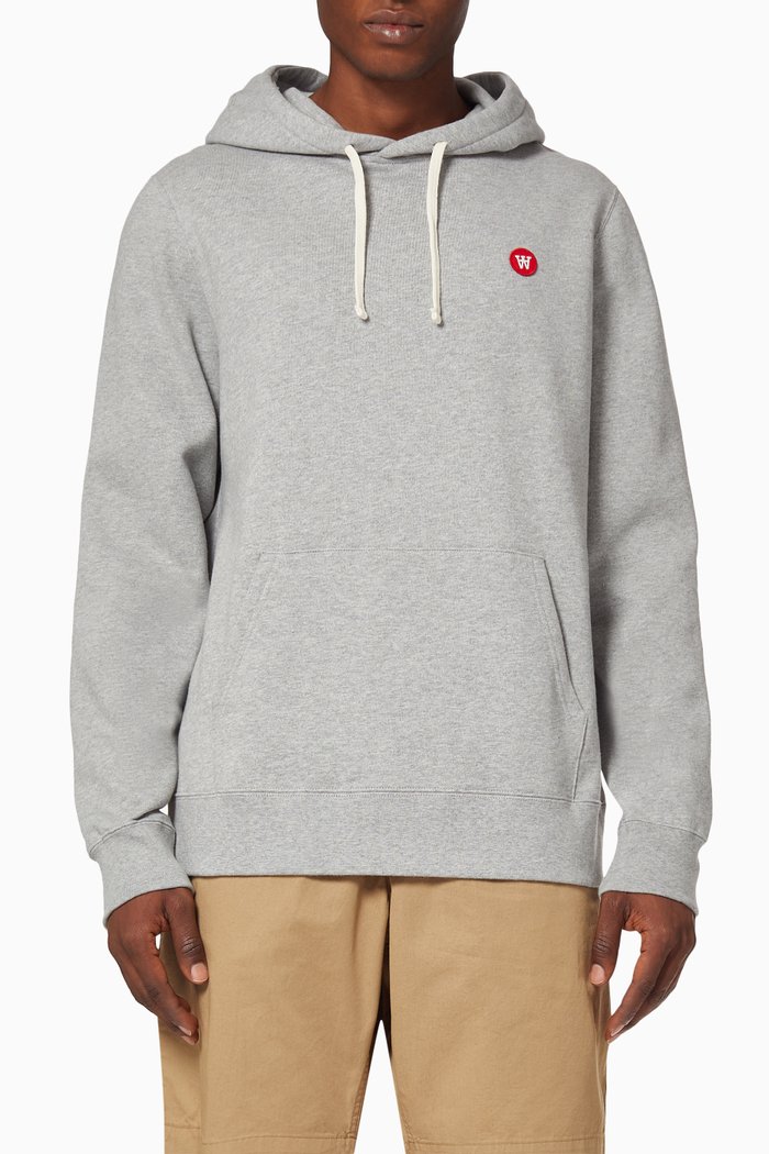 

Ian Organic Cotton Hoodie, Grey
