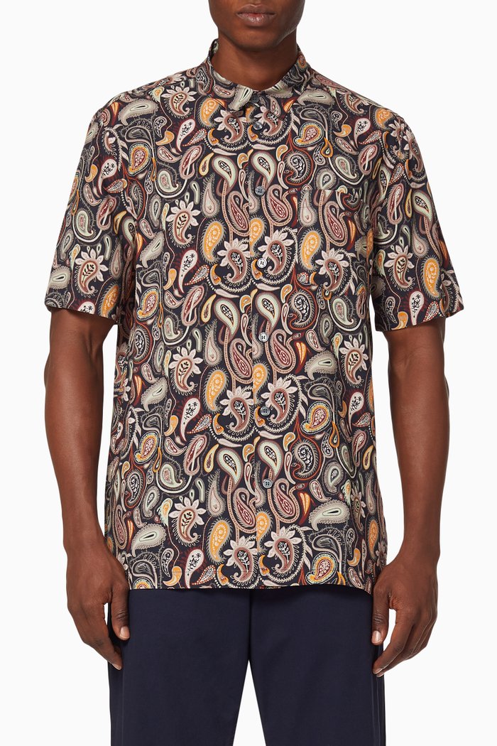 

Thor Paisley Organic Cotton Shirt, Multicolour