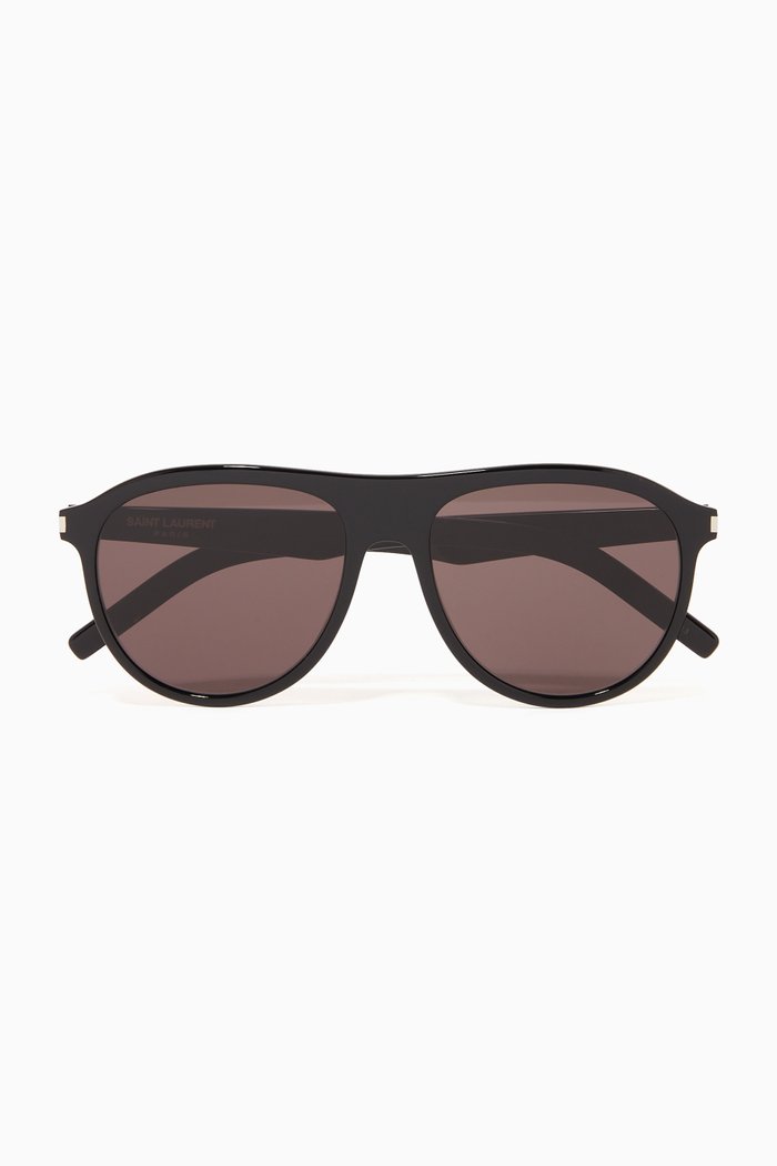 

SL 432 Slim Sunglasses, Black