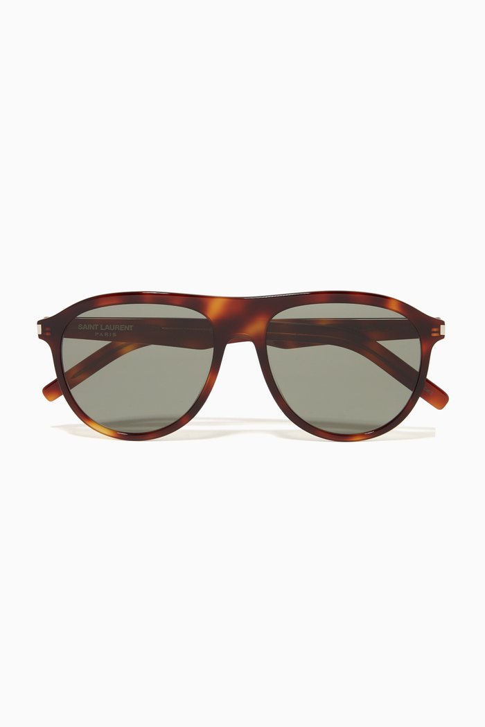 

SL 432 Slim Sunglasses, Brown