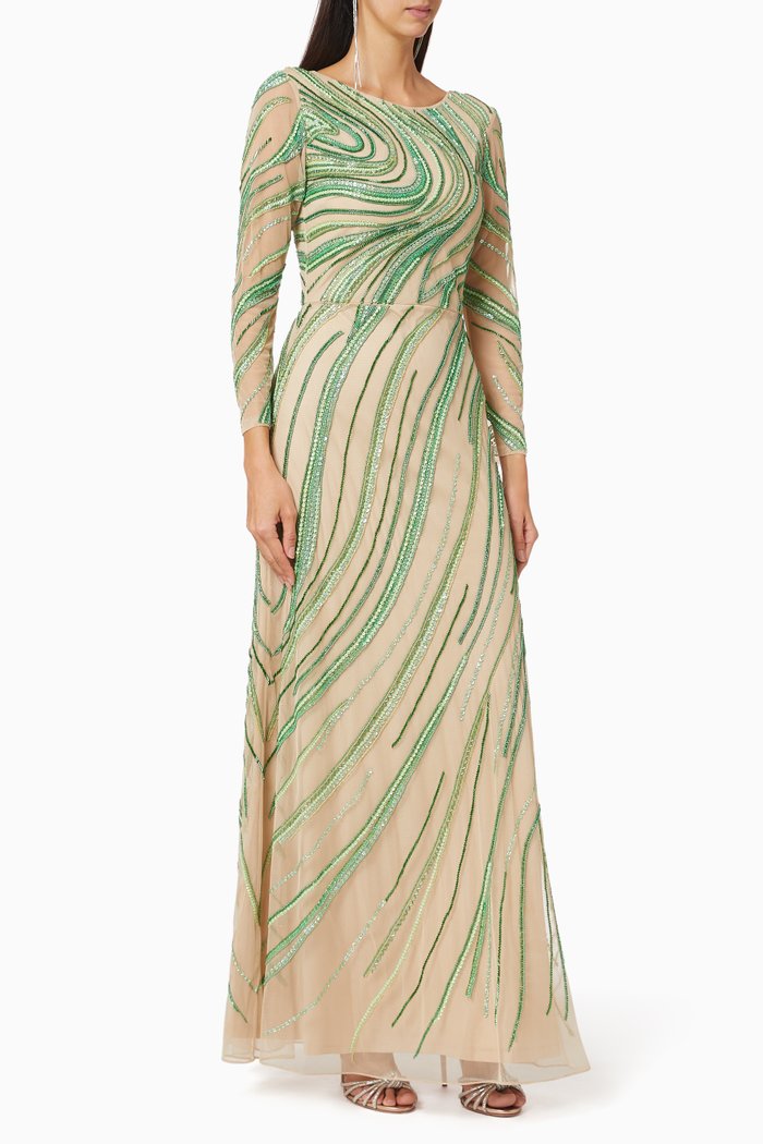 

Bead Embellished Dress, Multicolour