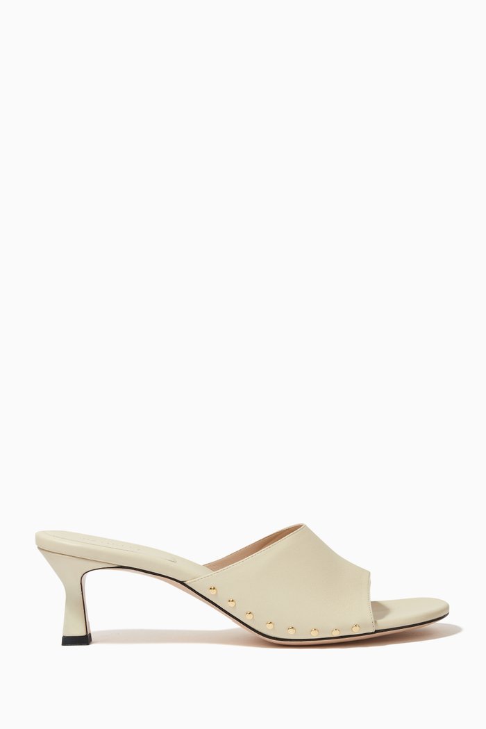 

Nana Mules in Lambskin, Neutral