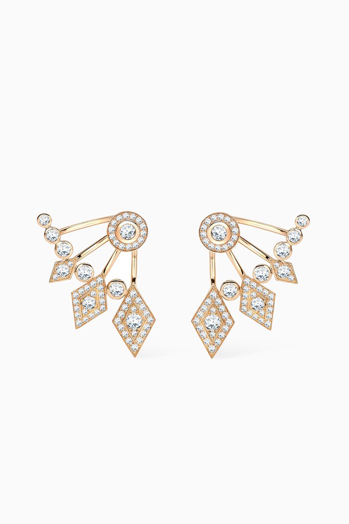 Albemarle Diamond Earrings in 18kt Yellow Gold