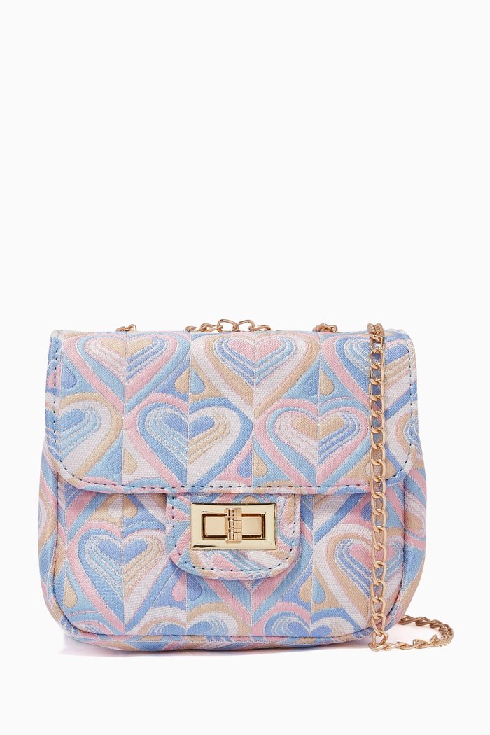 

Sandra Jacquard Bag, Purple