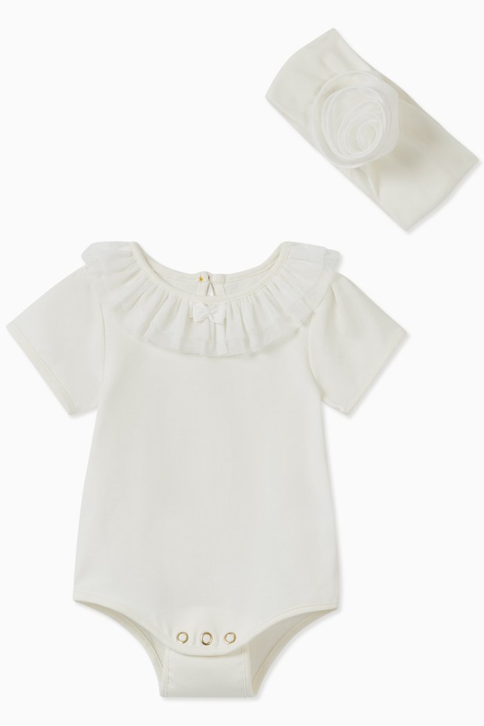 

Clementine Baby Set in Cotton, Neutral