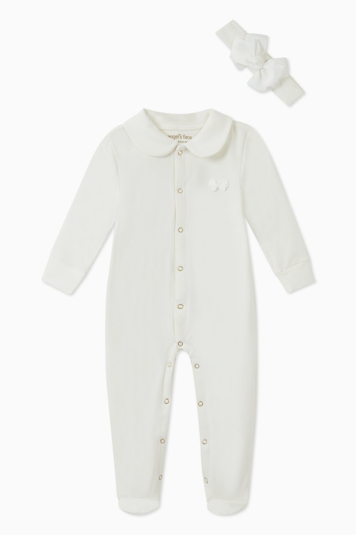 

Eve Pajama Set in Cotton Jersey, Neutral