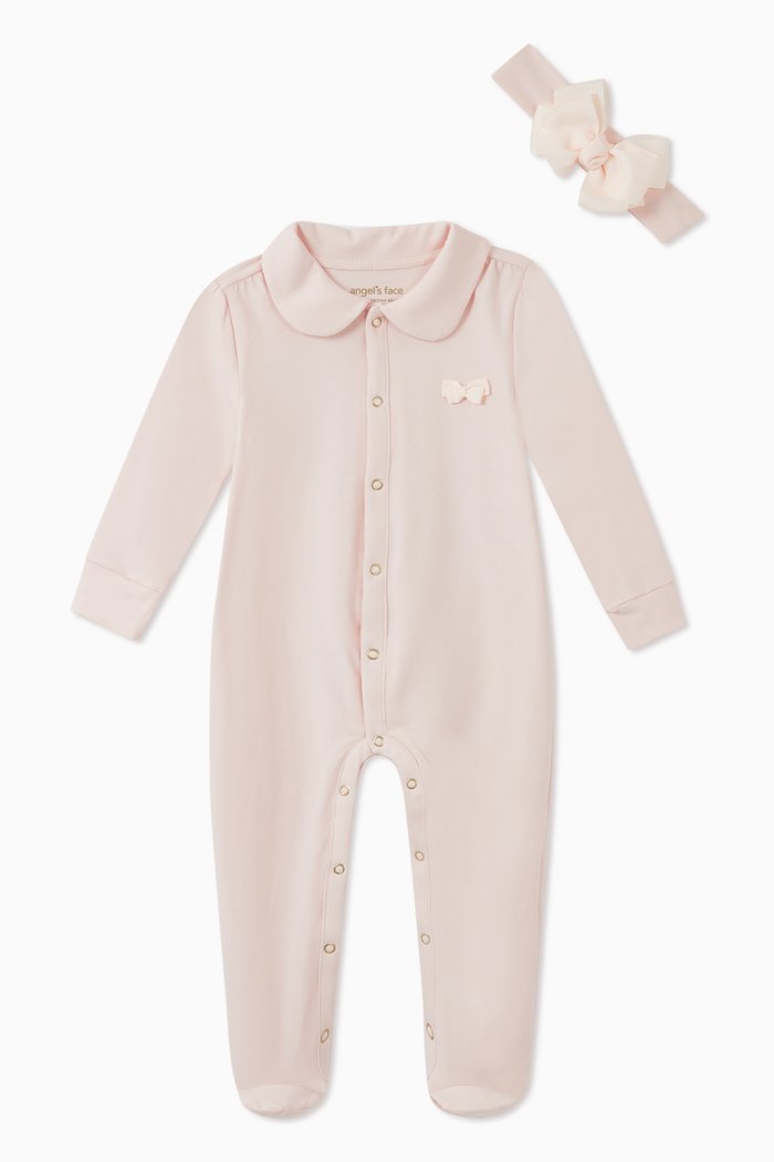 

Eve Pajama Set in Cotton Jersey, Pink