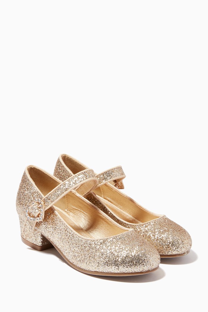 

Liza Shoes in Glitter, Gold
