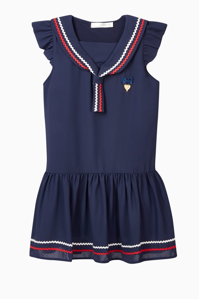 

Kira Sailor Dress, Blue